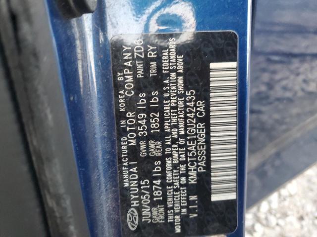 Photo 11 VIN: KMHCT5AE1GU242435 - HYUNDAI ACCENT SE 