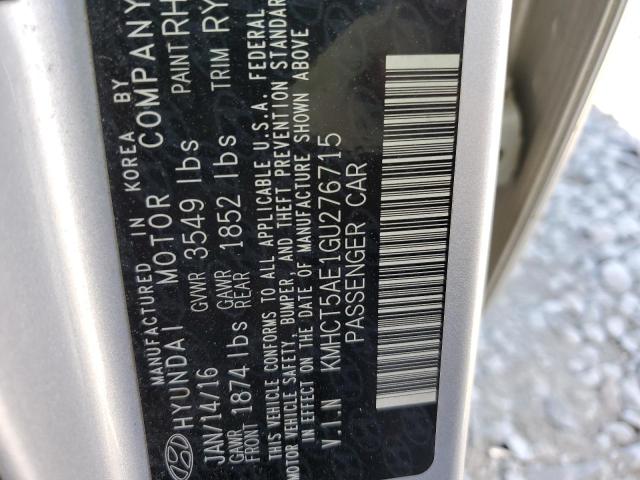 Photo 9 VIN: KMHCT5AE1GU276715 - HYUNDAI ACCENT SE 