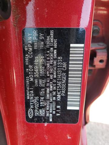 Photo 11 VIN: KMHCT5AE1HU311318 - HYUNDAI ACCENT 