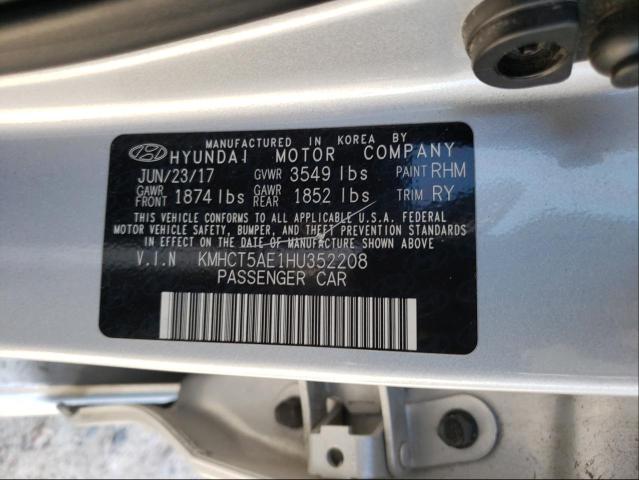 Photo 9 VIN: KMHCT5AE1HU352208 - HYUNDAI ACCENT SE 