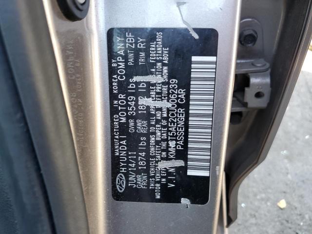 Photo 9 VIN: KMHCT5AE2CU006239 - HYUNDAI ACCENT GLS 