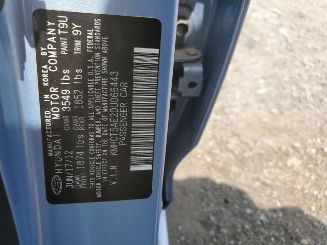 Photo 11 VIN: KMHCT5AE2DU066443 - HYUNDAI ACCENT GLS 