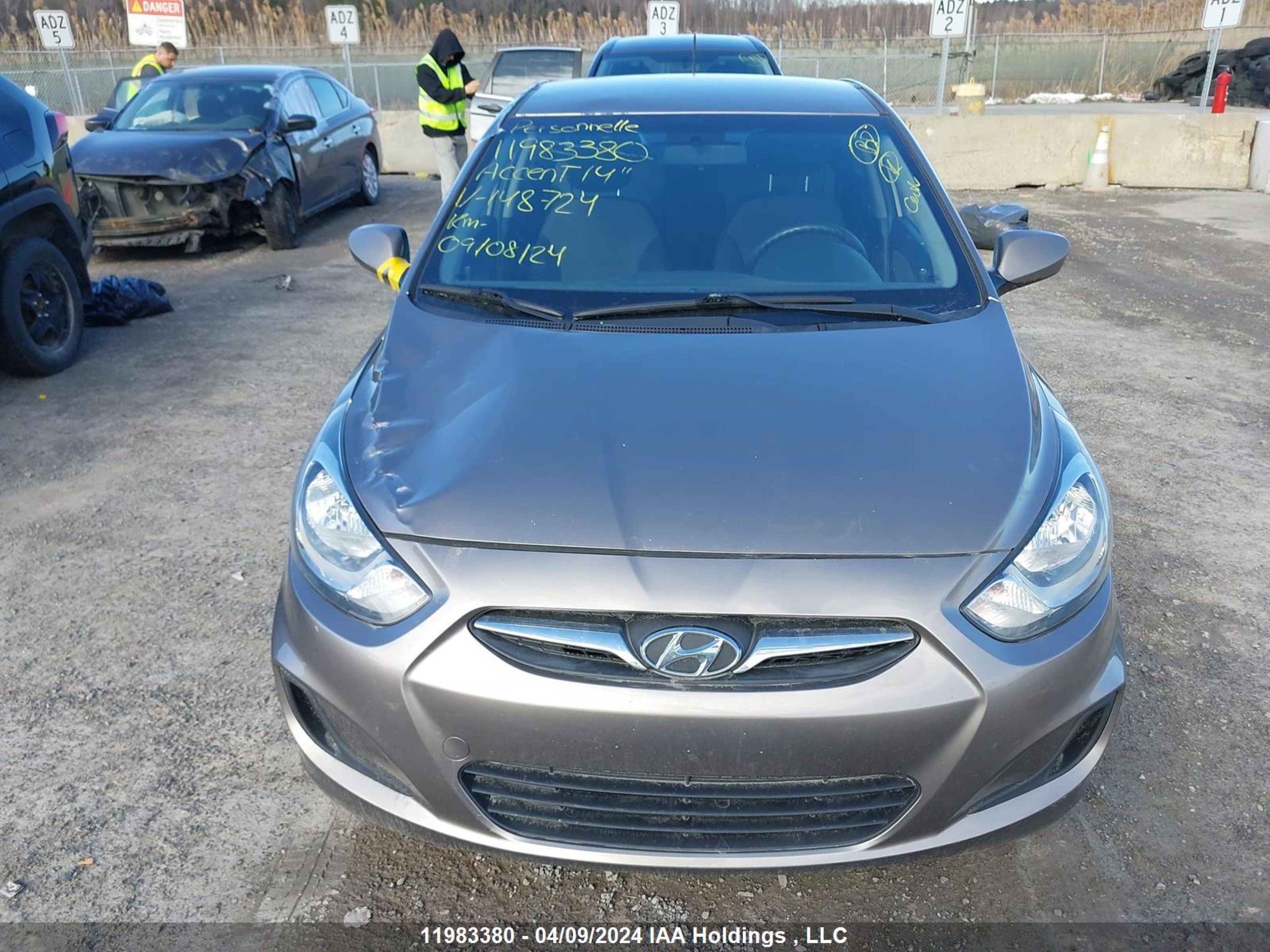 Photo 10 VIN: KMHCT5AE2EU148724 - HYUNDAI ACCENT 