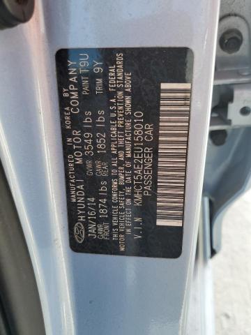 Photo 11 VIN: KMHCT5AE2EU158010 - HYUNDAI ACCENT 