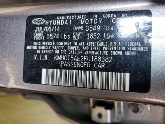 Photo 12 VIN: KMHCT5AE2EU188382 - HYUNDAI ACCENT 