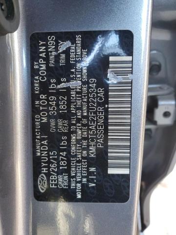 Photo 11 VIN: KMHCT5AE2FU225349 - HYUNDAI ACCENT 