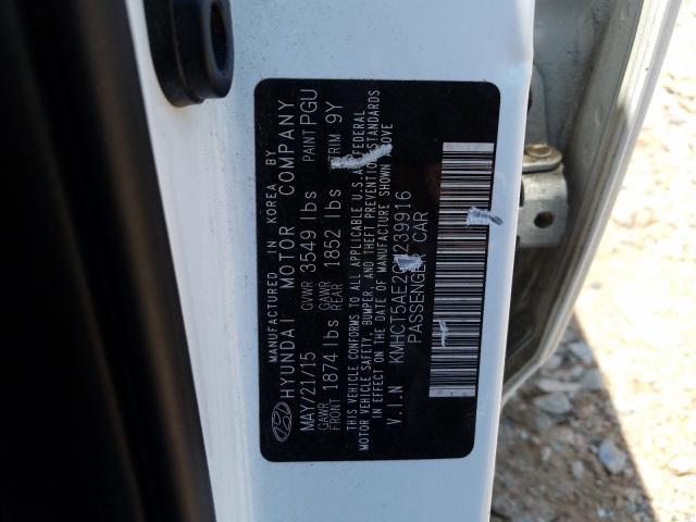 Photo 9 VIN: KMHCT5AE2GU239916 - HYUNDAI ACCENT SE 