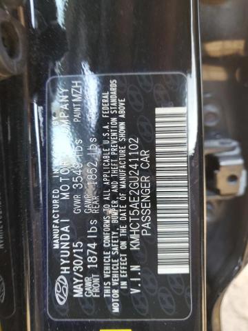 Photo 11 VIN: KMHCT5AE2GU241102 - HYUNDAI ACCENT SE 