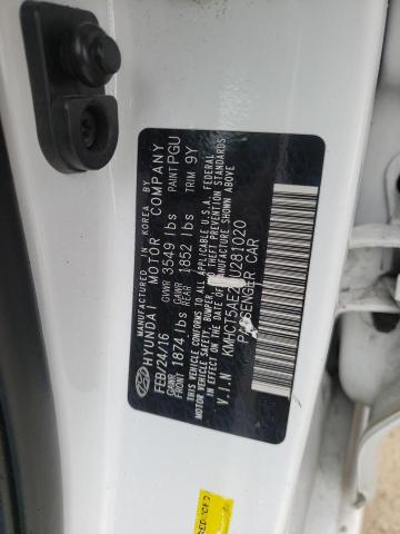 Photo 9 VIN: KMHCT5AE2GU281020 - HYUNDAI ACCENT SE 