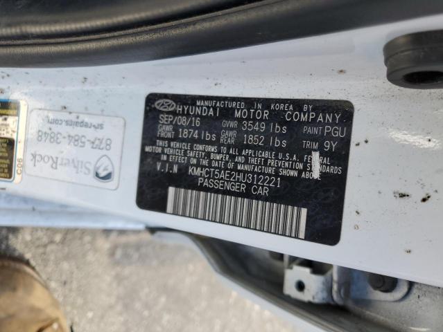 Photo 11 VIN: KMHCT5AE2HU312221 - HYUNDAI ACCENT SE 