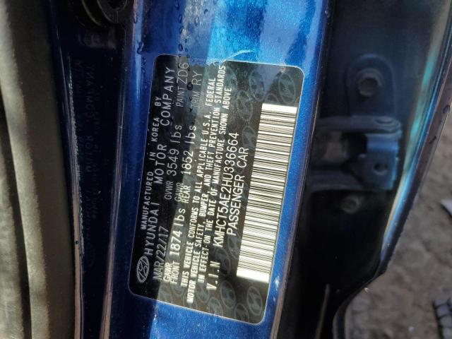 Photo 9 VIN: KMHCT5AE2HU336664 - HYUNDAI ACCENT SE 