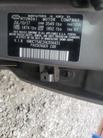 Photo 9 VIN: KMHCT5AE2HU356431 - HYUNDAI ACCENT SE 