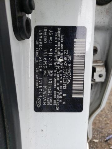 Photo 11 VIN: KMHCT5AE3FU208222 - HYUNDAI ACCENT 