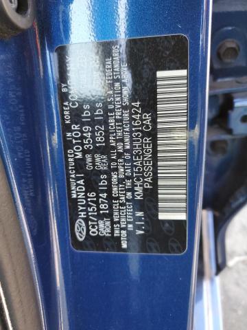 Photo 11 VIN: KMHCT5AE3HU316424 - HYUNDAI ACCENT 