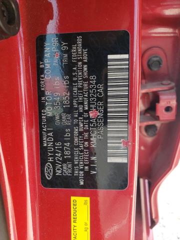 Photo 11 VIN: KMHCT5AE3HU325348 - HYUNDAI ACCENT SE 