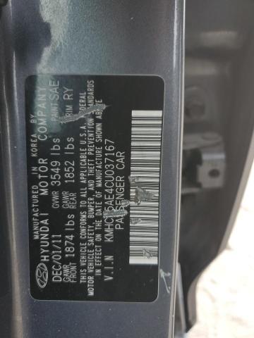 Photo 11 VIN: KMHCT5AE4CU037167 - HYUNDAI ACCENT GLS 