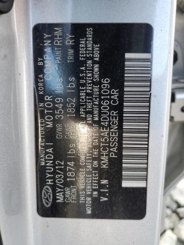 Photo 12 VIN: KMHCT5AE4DU061096 - HYUNDAI ACCENT GLS 