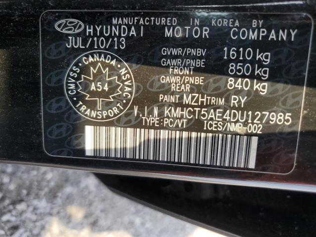 Photo 11 VIN: KMHCT5AE4DU127985 - HYUNDAI ACCENT GLS 