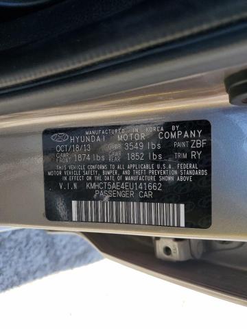 Photo 12 VIN: KMHCT5AE4EU141662 - HYUNDAI ACCENT GLS 