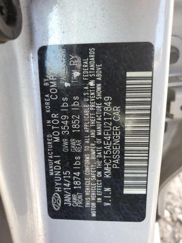 Photo 12 VIN: KMHCT5AE4FU217849 - HYUNDAI ACCENT GS 