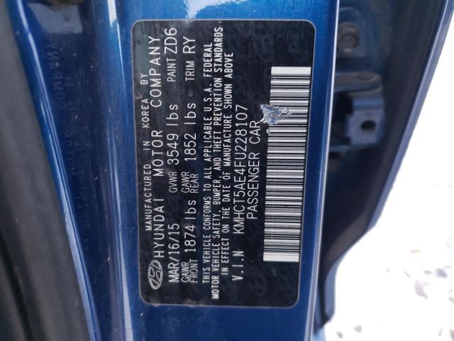 Photo 11 VIN: KMHCT5AE4FU228107 - HYUNDAI ACCENT GS 