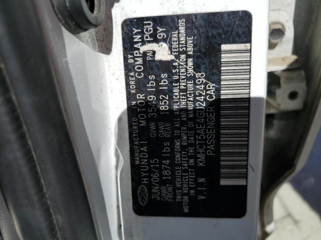 Photo 11 VIN: KMHCT5AE4GU242493 - HYUNDAI ACCENT 