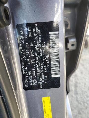 Photo 11 VIN: KMHCT5AE4GU252876 - HYUNDAI ACCENT SE 