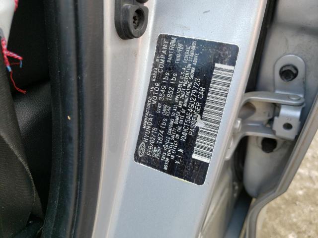 Photo 9 VIN: KMHCT5AE4GU279723 - HYUNDAI ACCENT SE 