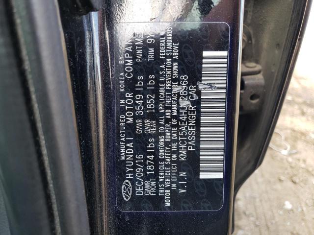 Photo 11 VIN: KMHCT5AE4HU328968 - HYUNDAI ACCENT SE 