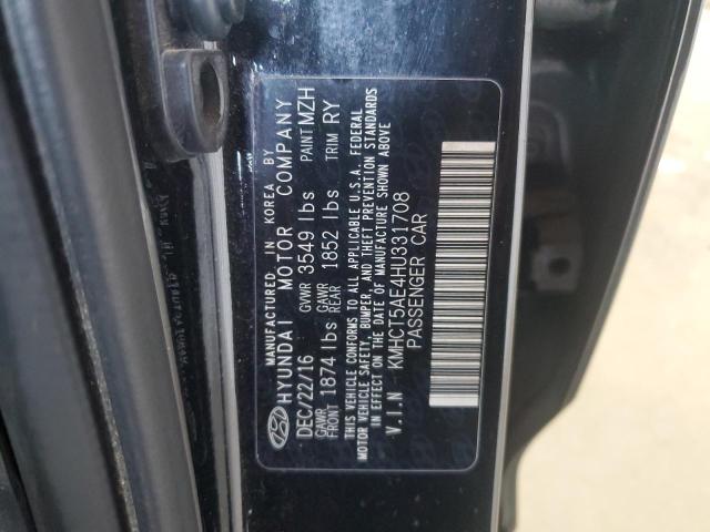 Photo 12 VIN: KMHCT5AE4HU331708 - HYUNDAI ACCENT SE 