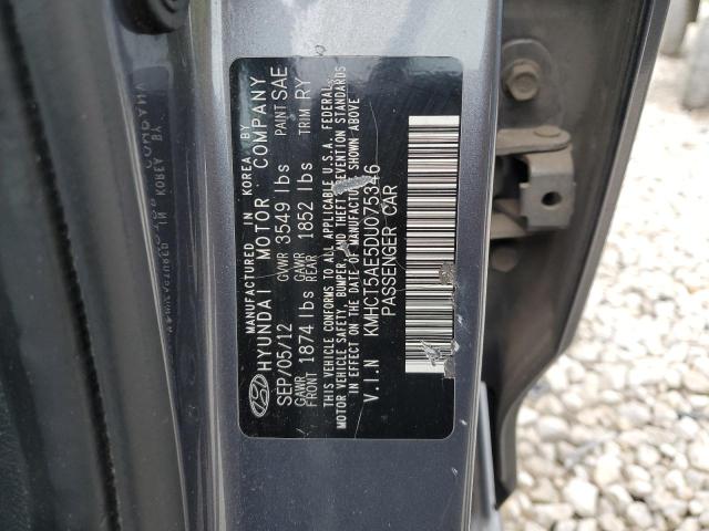 Photo 11 VIN: KMHCT5AE5DU075346 - HYUNDAI ACCENT 