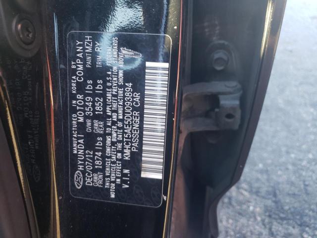 Photo 9 VIN: KMHCT5AE5DU093894 - HYUNDAI ACCENT GLS 