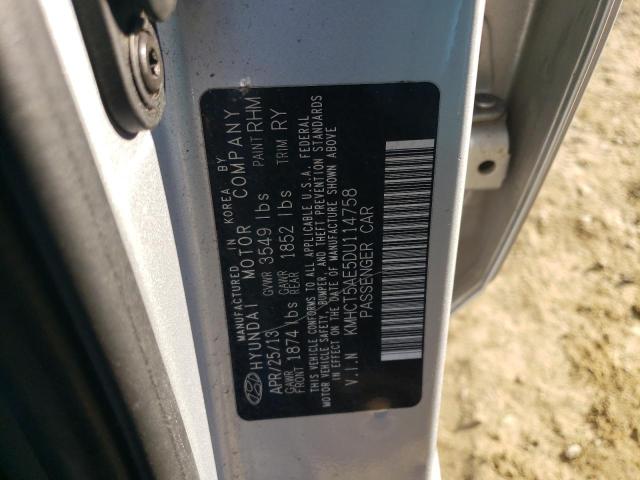 Photo 11 VIN: KMHCT5AE5DU114758 - HYUNDAI ACCENT 