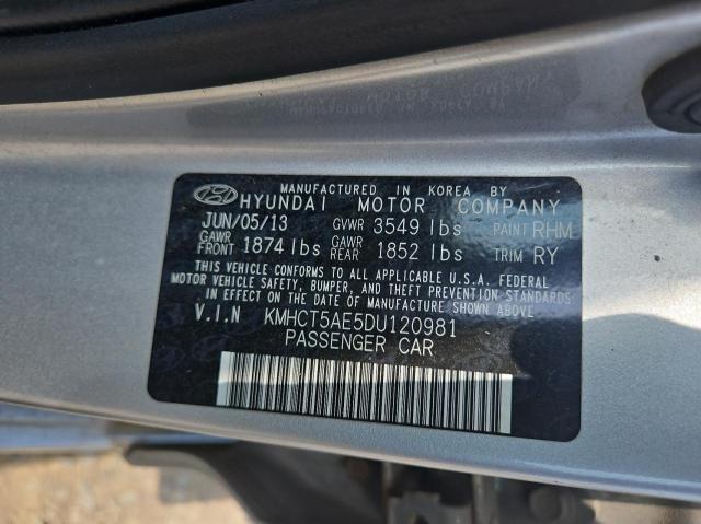 Photo 9 VIN: KMHCT5AE5DU120981 - HYUNDAI ACCENT GLS 