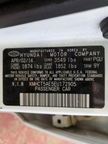 Photo 11 VIN: KMHCT5AE5EU172905 - HYUNDAI ACCENT 