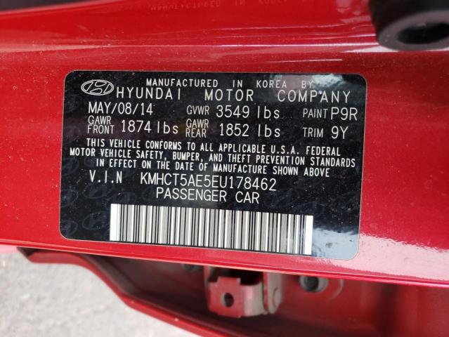 Photo 11 VIN: KMHCT5AE5EU178462 - HYUNDAI ACCENT GLS 