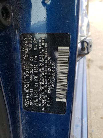 Photo 12 VIN: KMHCT5AE5FU212479 - HYUNDAI ACCENT GS 