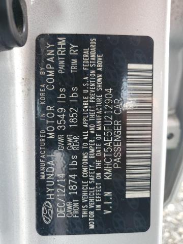 Photo 11 VIN: KMHCT5AE5FU212904 - HYUNDAI ACCENT GS 