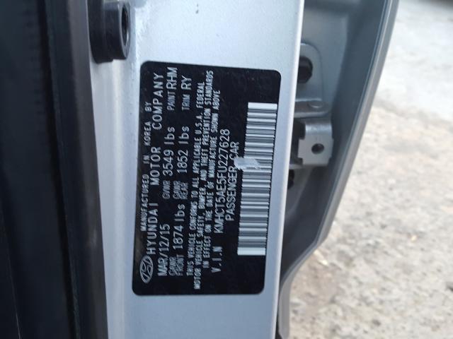 Photo 9 VIN: KMHCT5AE5FU227628 - HYUNDAI ACCENT GS 