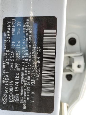 Photo 12 VIN: KMHCT5AE5GU270447 - HYUNDAI ACCENT 