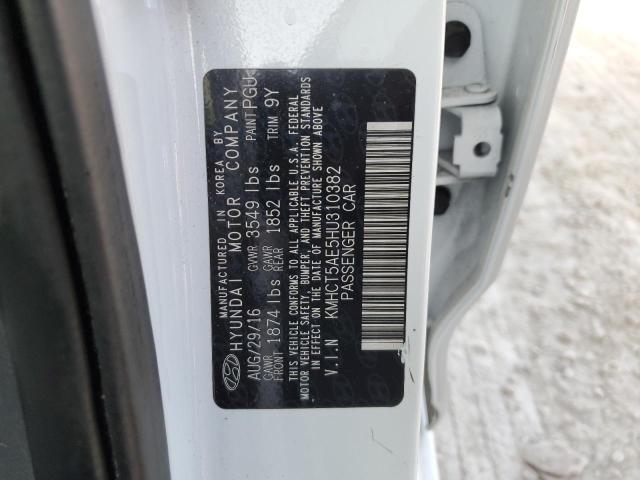 Photo 12 VIN: KMHCT5AE5HU310382 - HYUNDAI ACCENT SE 