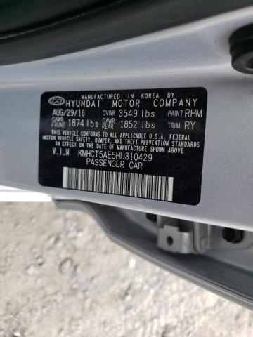 Photo 9 VIN: KMHCT5AE5HU310429 - HYUNDAI ACCENT SE 