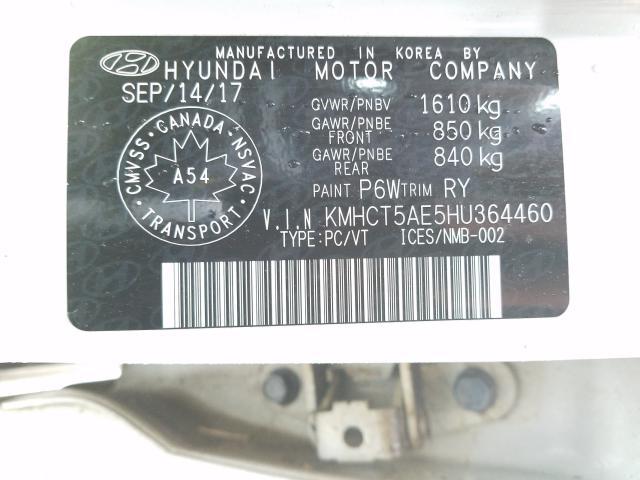 Photo 8 VIN: KMHCT5AE5HU364460 - HYUNDAI ACCENT SE 