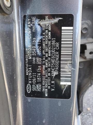 Photo 11 VIN: KMHCT5AE6CU021861 - HYUNDAI ACCENT 