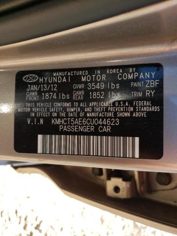 Photo 9 VIN: KMHCT5AE6CU044623 - HYUNDAI ACCENT GLS 