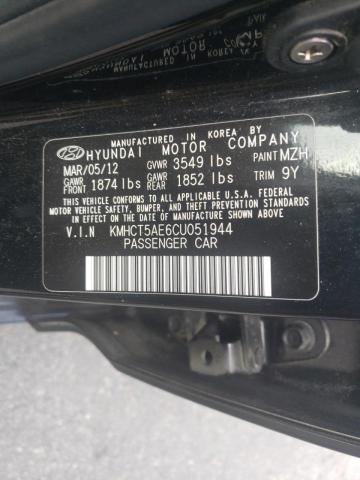 Photo 9 VIN: KMHCT5AE6CU051944 - HYUNDAI ACCENT GLS 