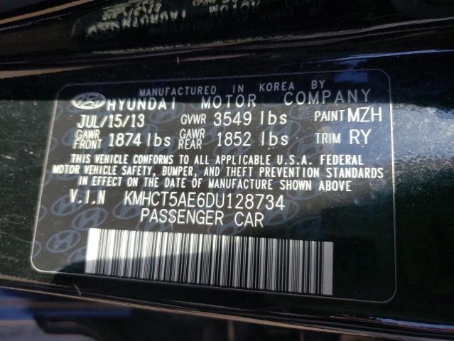 Photo 9 VIN: KMHCT5AE6DU128734 - HYUNDAI ACCENT GLS 