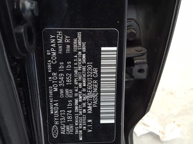 Photo 9 VIN: KMHCT5AE6DU132301 - HYUNDAI ACCENT GLS 