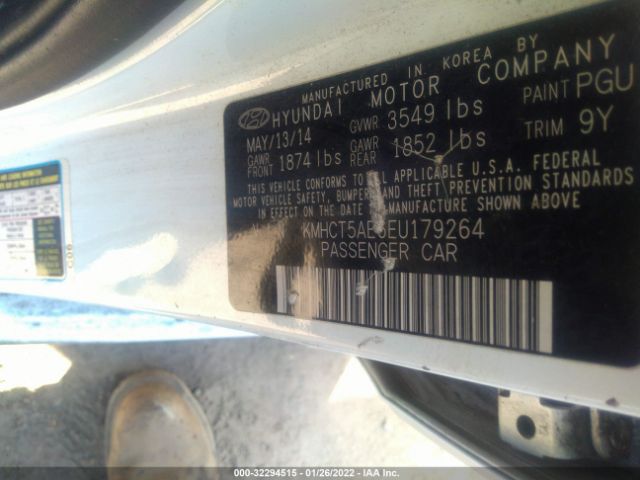 Photo 8 VIN: KMHCT5AE6EU179264 - HYUNDAI ACCENT 