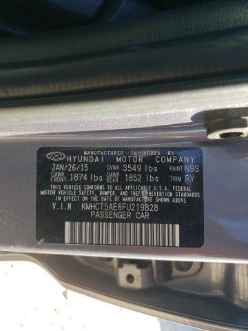 Photo 11 VIN: KMHCT5AE6FU219828 - HYUNDAI ACCENT GS 